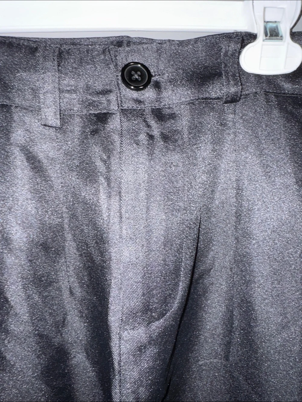 Men's Black Tailored Dress Pants
